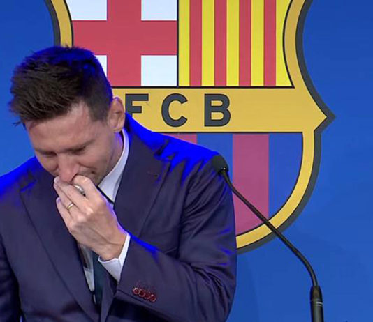 Legenda Lionel Messi se desparte în lacrimi de FC Barcelona (video)