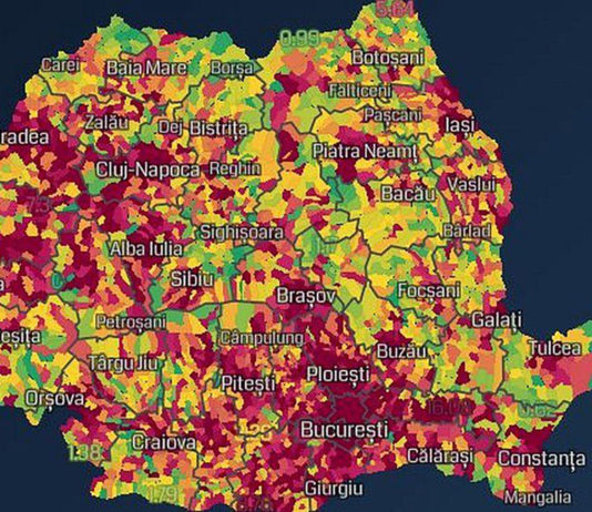 Topul județelor după rata de infectare cu Covid-19