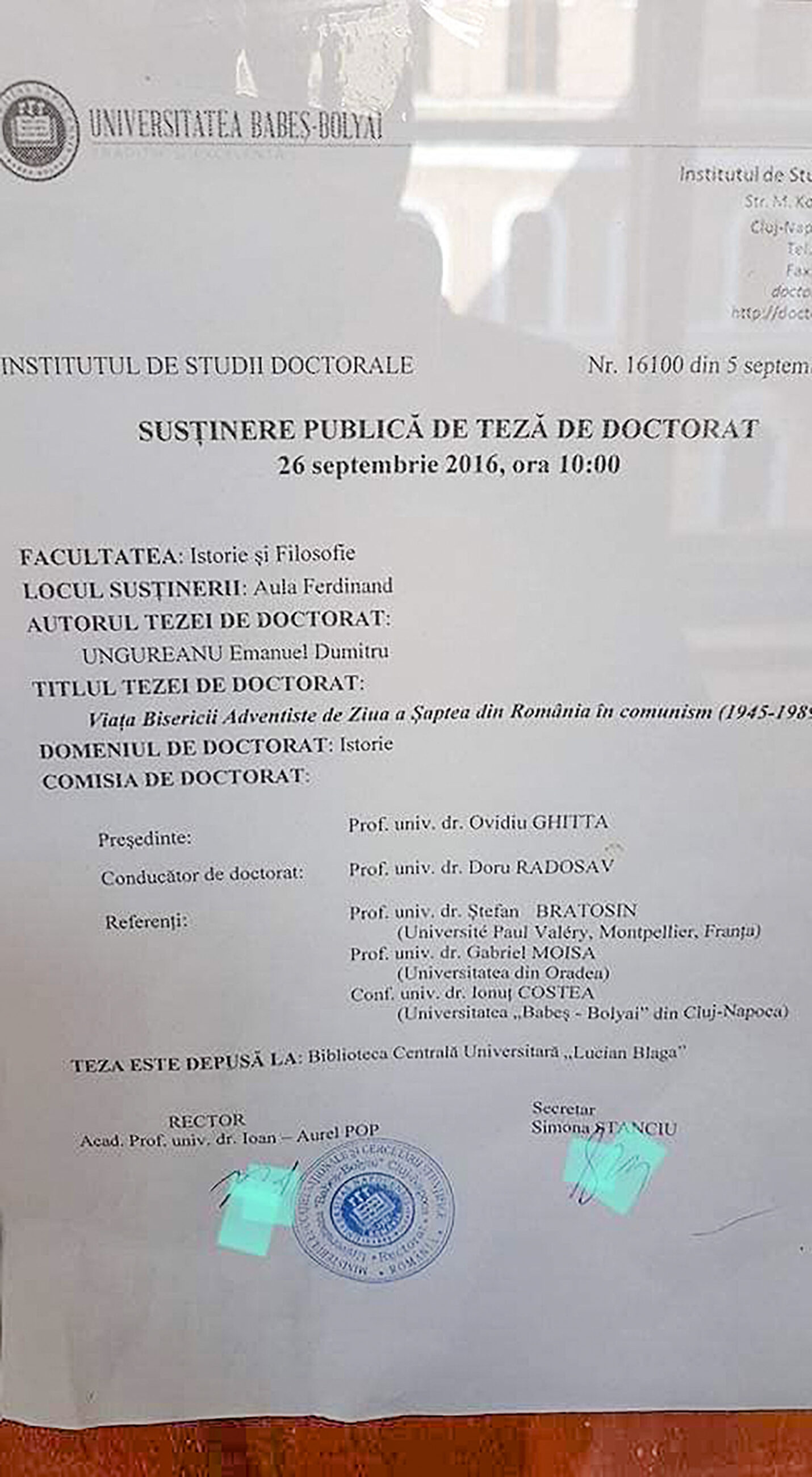 Teza doctorat