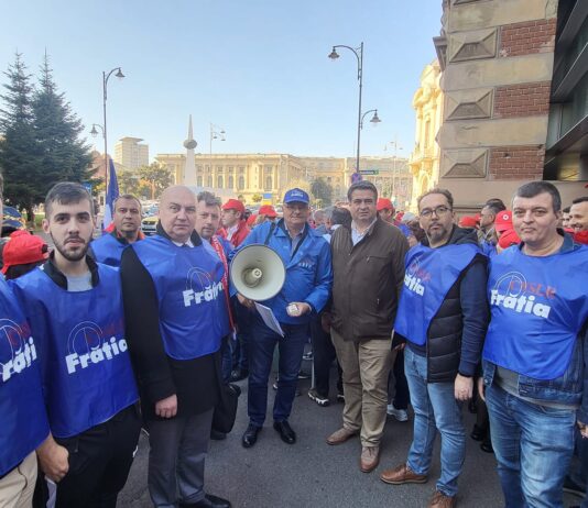 Astăzi în fața Prefecturii Cluj-Napoca! Protest cu peste 200 de sindicaliști care solicită mărirea salariilor pentru a putea face față creșterilor de prețuri