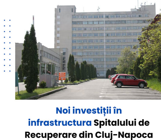Noi investiții în infrastructura Spitalului de Recuperare
