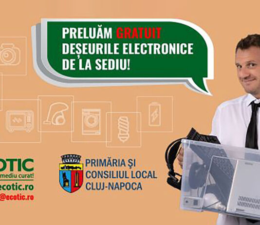 Serviciu de Colectare a Deșeurilor de Echipamente Electrice și Electronice (DEEE) este la dispoziția firmelor și instituțiilor din Cluj