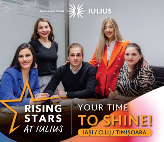 „Rising Stars at IULIUS” – Dă start carierei tale încă din facultate, cu programul de internship plătit!