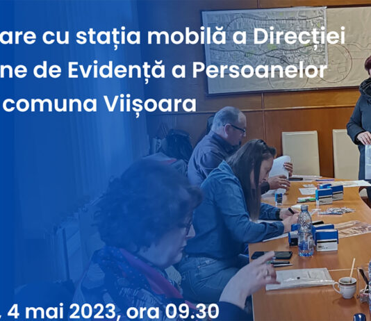 Locuitorii din Viișoara vor putea să își facă pe loc, joi, noile cărți de identitate