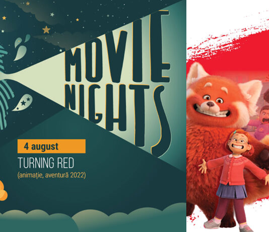 „Movie Nights” se vede în Iulius Parc de la ora 21.00. Delectează-te cu roller-coasterul emoțional „Turning Red”!