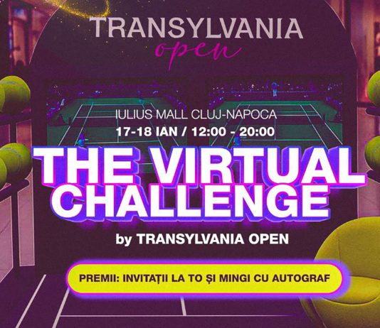 Participă la competiția de tenis virtual din Iulius Mall și câștigă o invitație dublă la Transylvania Open!