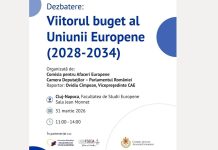Dezbatere la Cluj despre viitorul buget al Uniunii Europene 2028–2034